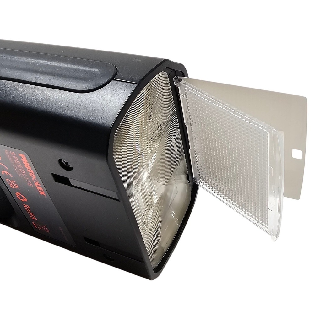 Photolex Speedlite FK310 Manual Camera Flash with LCD Display Black - Picture 7 of 8